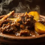 Venezuelan-style meat and plantain stew
