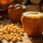 Traditional Bolivian fermented corn beer chicha