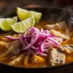 Ecuadorian tuna and onion soup encebollado