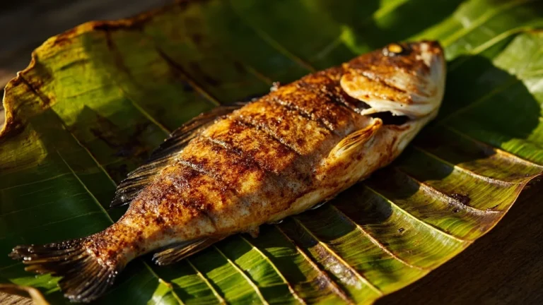 Amazonian Grilled Tilapia in Banana Leaf