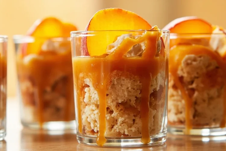 Uruguayan Peach and Dulce de Leche Sponge Cake Trifle