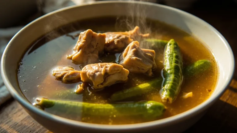 Bosnian Bey’s Chicken and Okra Soup