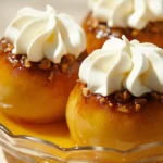 Bosnian Poached Stuffed Apples with Walnuts
