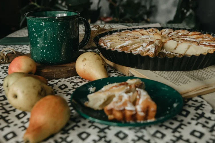 Normandy Camembert and Apple Tart