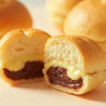 Cream Anpan Japanese Custard and Red Bean Filled Bread