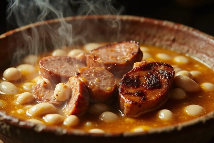 Portuguese Stone Soup with Sausage and Beans