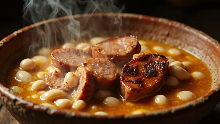 Portuguese Stone Soup with Sausage and Beans