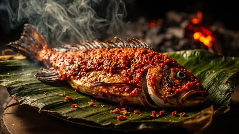Indonesian Grilled Fish with Aromatic Spice Paste