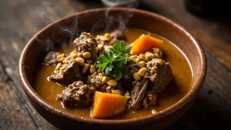 Mauritanian Lamb and Peanut Stew