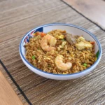 One-pot spiced rice with chicken and shrimp