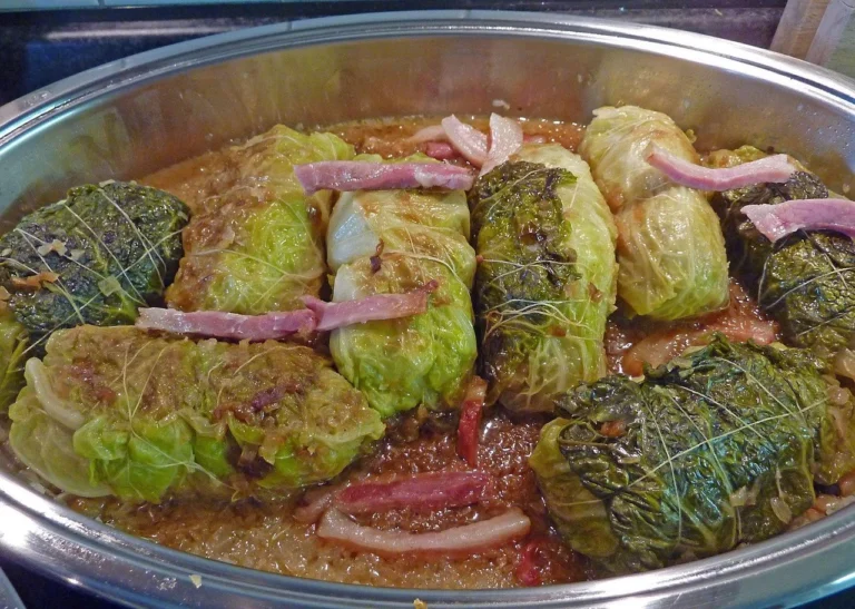 Macedonian Stuffed Cabbage Rolls