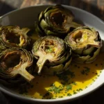 Roman-style braised artichokes