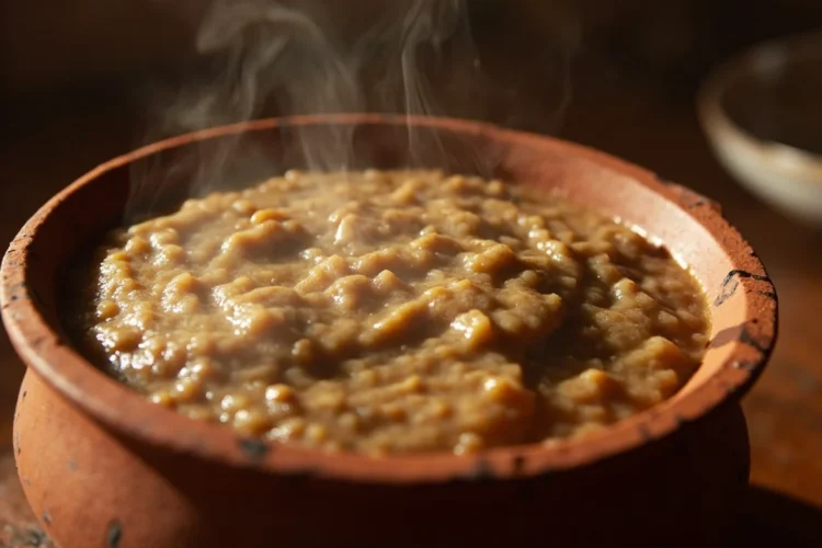 Botswana traditional sorghum porridge