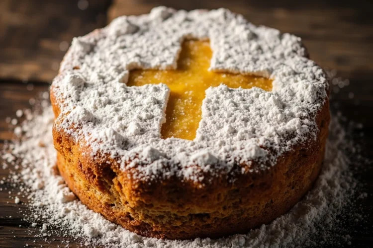 Spanish almond cake tarta de Santiago