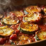 Baked zucchini parmesan