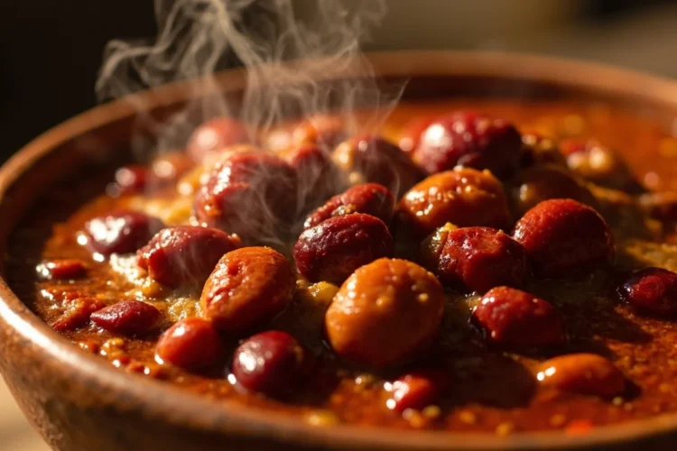 Rwandan red kidney bean stew