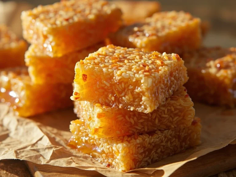 Greek Sesame Honey Bars
