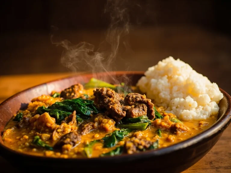 Nigerian Melon Seed Soup (Ondo Style)