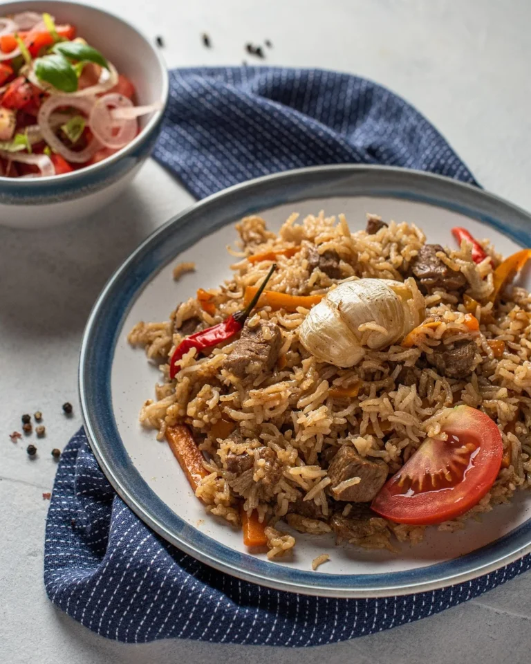 Turkish Rice Pilaf with Chicken Liver and Pine Nuts