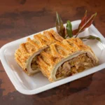 Slovenian apple strudel jabolcni zavitek