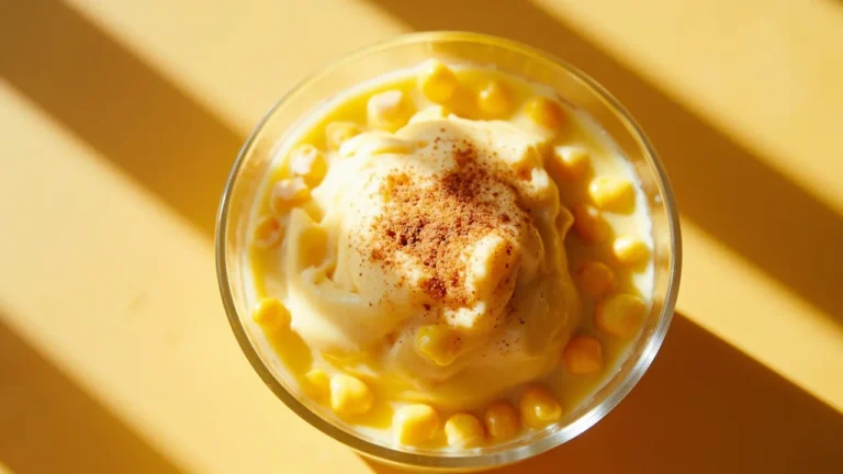 Brazilian White Corn Coconut Pudding