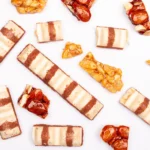 Sesame seed candy brittle pieces