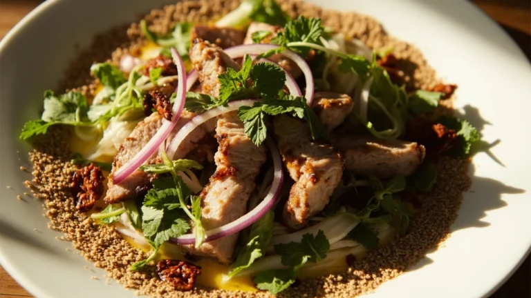 Nam Tok Pork Grilled Salad