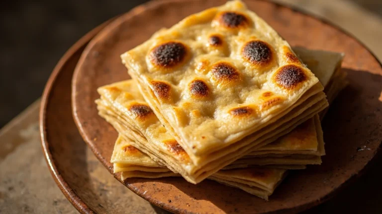Classic Moroccan Buttery Semolina Flatbread