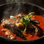 Northern Nigerian smoked fish pepper soup