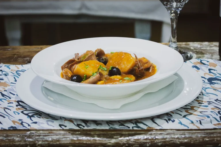 Salt Cod and Sweet Potato Stew with Piri-Piri Oil