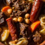Madrid-style chickpea and meat stew cocido