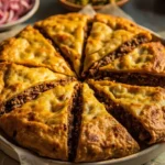 Malaysian murtabak stuffed mutton pancake