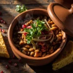 Georgian lobio red bean stew with walnuts