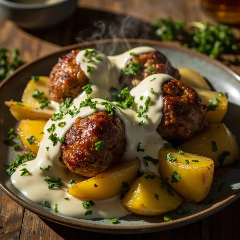Danish Pan-Fried Meatballs