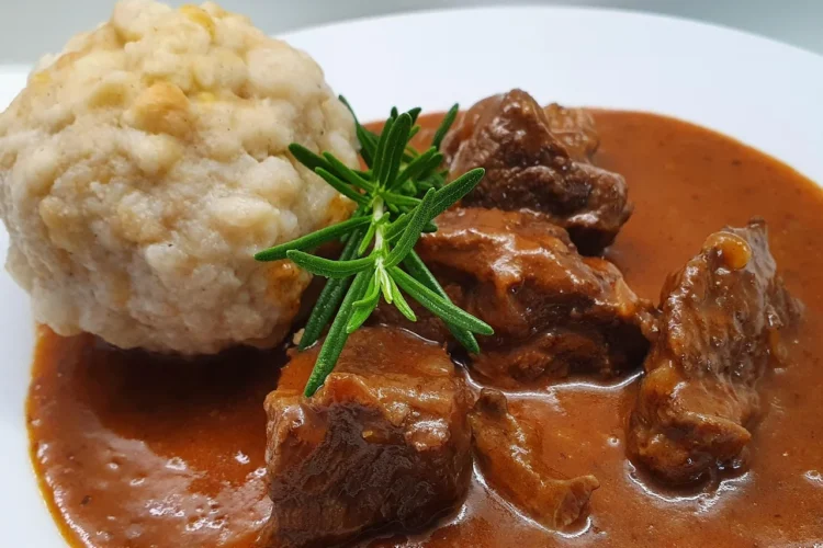 Czech Beef Goulash with Caraway and Sweet Paprika