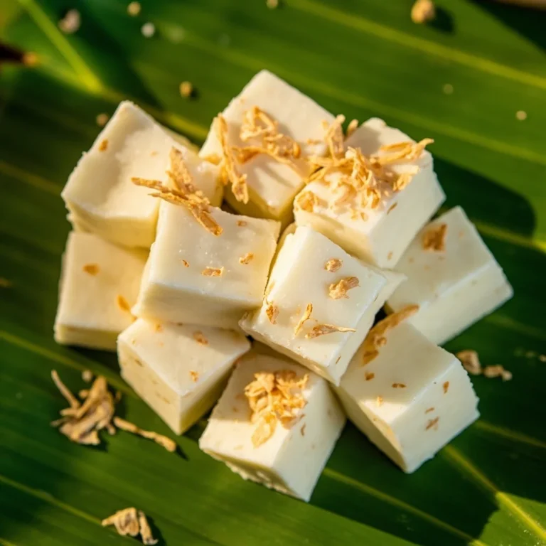Hawaiian Coconut Pudding Squares