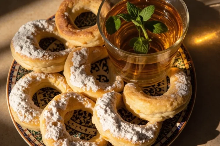 Moroccan Almond Crescent Pastries
