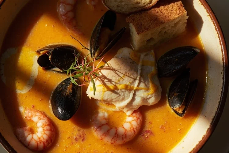 Provençal Fish Soup with Saffron and Rouille