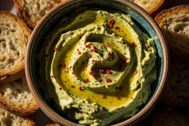 Spicy Avocado Salt Cod Spread