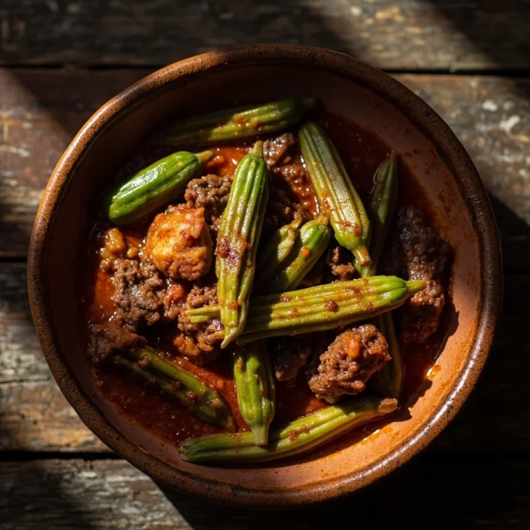 Bosnian Okra and Beef Stew