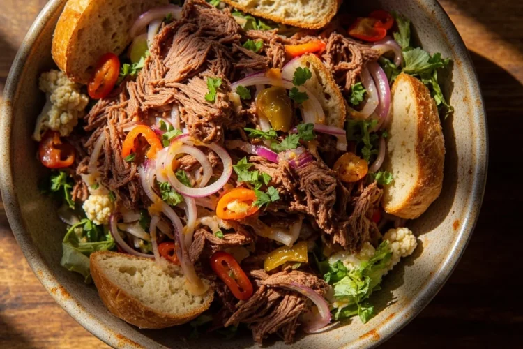 Chicago Italian Beef Bread Salad (Modiga Style)