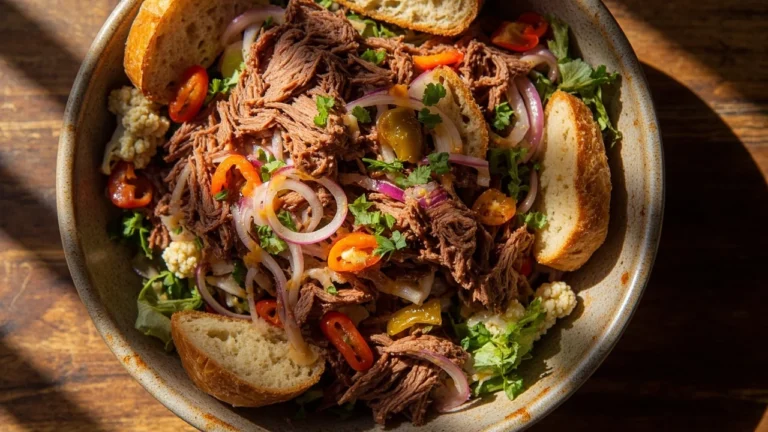 Chicago Italian Beef Bread Salad (Modiga Style)