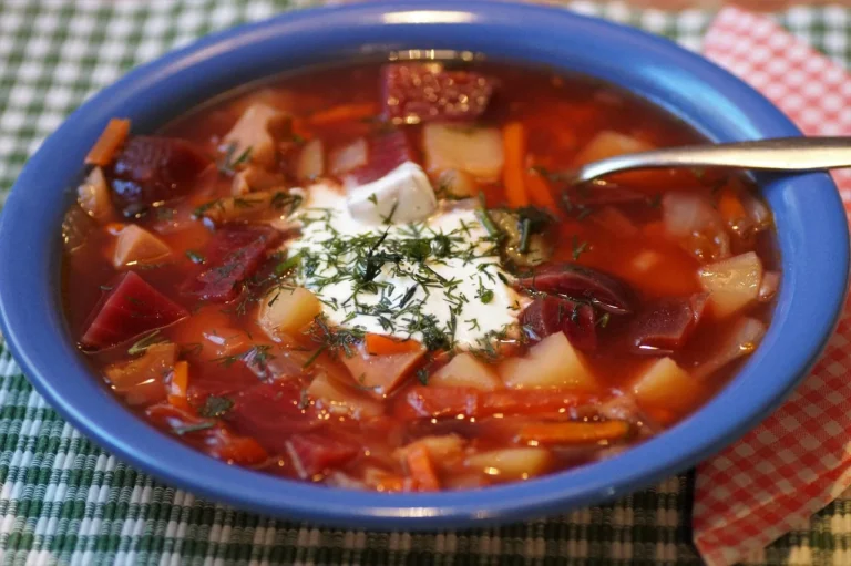 Botvinya Cold Fish Beet Soup