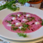 Russian Chilled Vegetable and Beef Soup