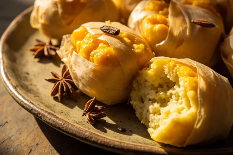 Ecuadorian Steamed Corn and Anise Cakes