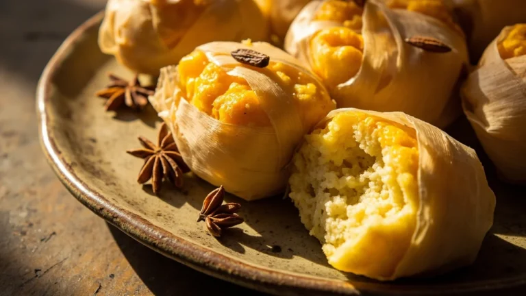 Ecuadorian Steamed Corn and Anise Cakes