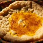 Ethiopian Toasted Injera with Spiced Clarified Butter