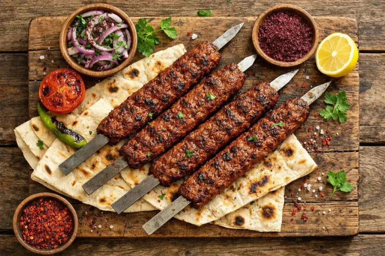 Moroccan Grilled Lamb Skewers with Cumin and Paprika