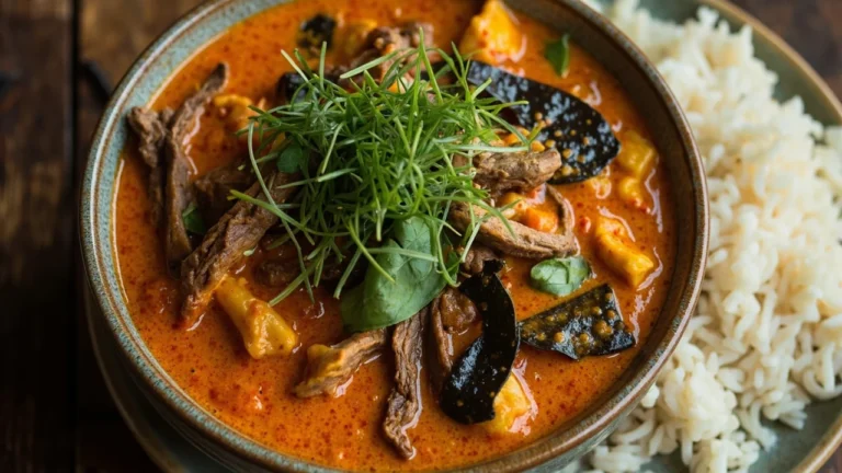 Thai Panang Curry with Beef