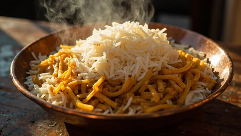 Turkish Rice Pilaf with Buttered Vermicelli